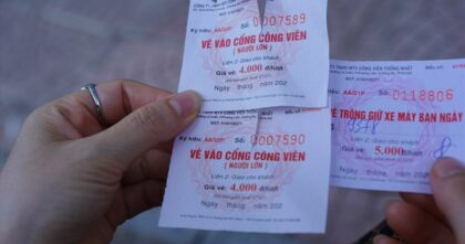 In Cuốn Vé Vào Cổng Tại Hà Nội