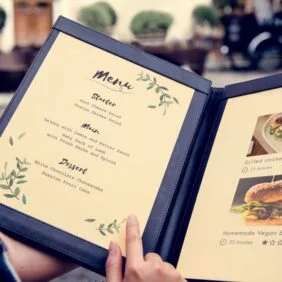 Dịch vụ in menu bìa da chất lượng cao tại Hà Nội