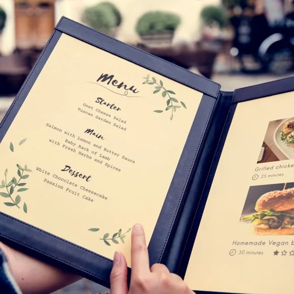 Dịch Vụ In Menu Bìa Da Chất Lượng Cao Tại Hà Nội
