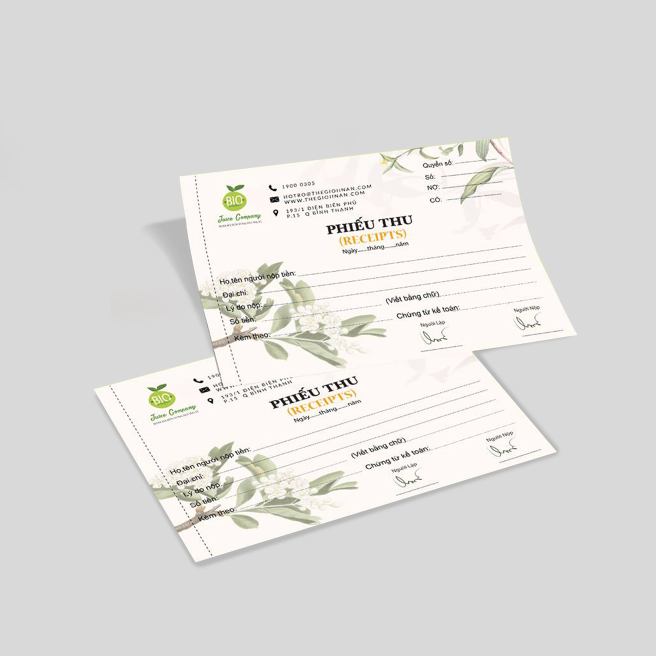 In Biểu Mẫu 1 Phieu Thu 1 1 In Phiếu Thu Chi Giá Rẻ