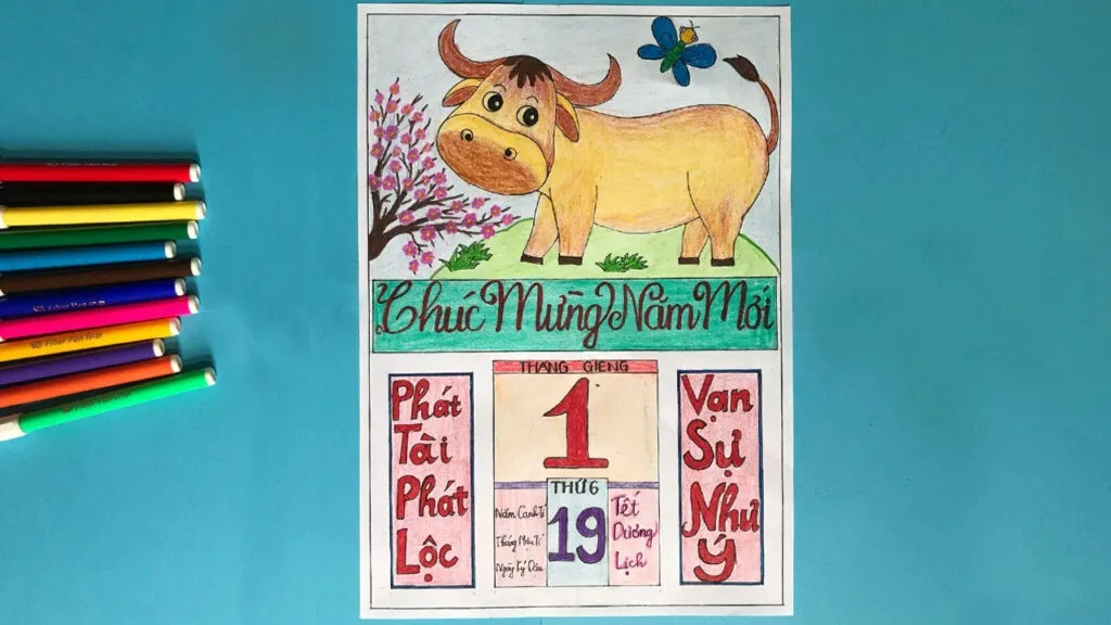 Tham Khảo 10 Mẫu Lịch Treo Tường Đẹp 22 Ve Lich Treo Tuong Tham Khảo 10 Mẫu Lịch Treo Tường Đẹp | In Đồng Lợi | 1