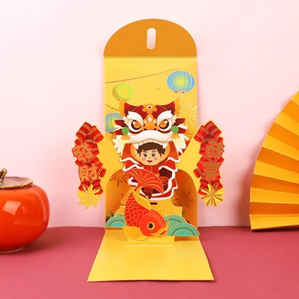 Hướng Dẫn Làm Bao Lì Xì 3D Đơn Giản Tại Nhà Chỉ Trong 4 Bước | In Đồng Lợi | 7