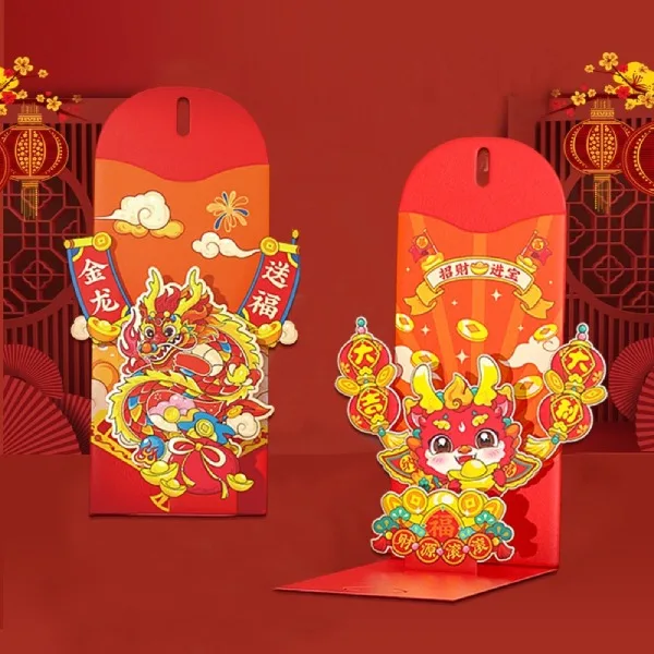 Hướng Dẫn Làm Bao Lì Xì 3D Đơn Giản Tại Nhà Chỉ Trong 4 Bước | In Đồng Lợi | 1