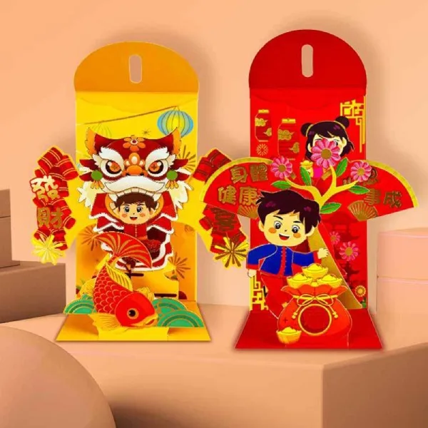 Hướng Dẫn Làm Bao Lì Xì 3D Đơn Giản Tại Nhà Chỉ Trong 4 Bước | In Đồng Lợi | 5