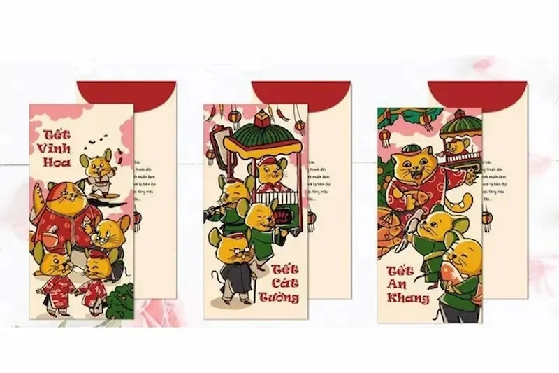 Khám Phá 10 Kiểu Bao Lì Xì Xưa, Phong Cách Vintage Gợi Nhớ Ký Ức 7 Bao Li Xi Ngay Xua 3 Khám Phá 10 Kiểu Bao Lì Xì Xưa, Phong Cách Vintage Gợi Nhớ Ký Ức | In Đồng Lợi | 7