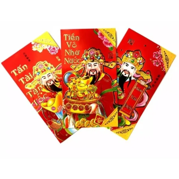 Khám Phá 10 Kiểu Bao Lì Xì Xưa, Phong Cách Vintage Gợi Nhớ Ký Ức 23 Bao Li Xi Ong Than Tai 1 Khám Phá 10 Kiểu Bao Lì Xì Xưa, Phong Cách Vintage Gợi Nhớ Ký Ức | In Đồng Lợi | 23