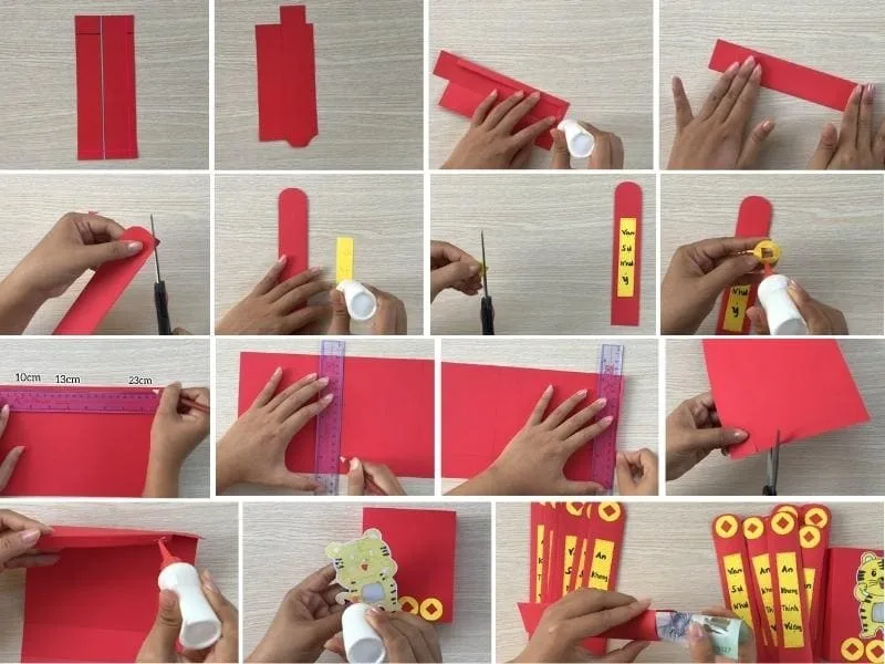 Cách Làm Bao Lì Xì Gieo Quẻ Bằng Giấy Độc Đáo, Nhanh Gọn | In Đồng Lợi | 4