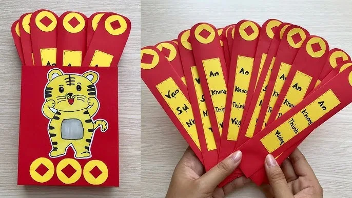 Cách Làm Bao Lì Xì Gieo Quẻ Bằng Giấy Độc Đáo, Nhanh Gọn | In Đồng Lợi | 2