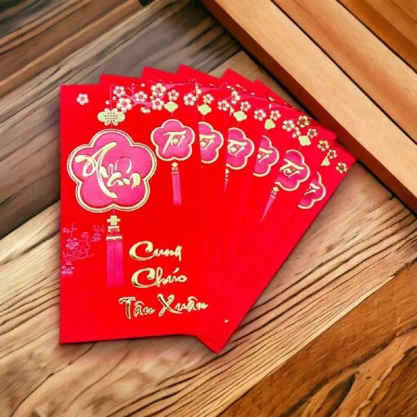 Top 10 Mẫu Bao Lì Xì Ép Kim Tài Lộc Bạn Không Nên Bỏ Lỡ | In Đồng Lợi | 4