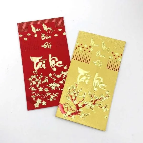 Top 10 Mẫu Bao Lì Xì Ép Kim Tài Lộc Bạn Không Nên Bỏ Lỡ | In Đồng Lợi | 3