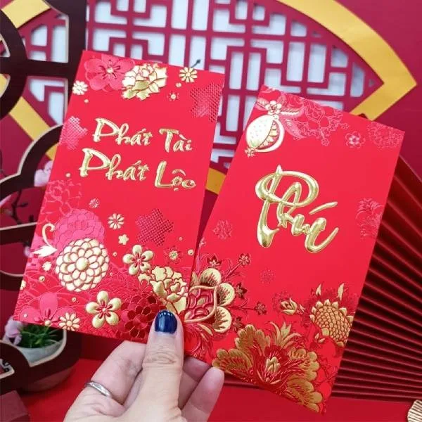 Top 10 Mẫu Bao Lì Xì Ép Kim Tài Lộc Bạn Không Nên Bỏ Lỡ | In Đồng Lợi | 10