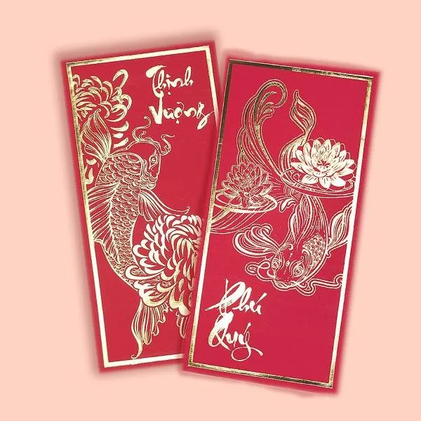 Top 10 Mẫu Bao Lì Xì Ép Kim Tài Lộc Bạn Không Nên Bỏ Lỡ | In Đồng Lợi | 11