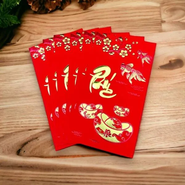 Top 10 Mẫu Bao Lì Xì Ép Kim Tài Lộc Bạn Không Nên Bỏ Lỡ | In Đồng Lợi | 6