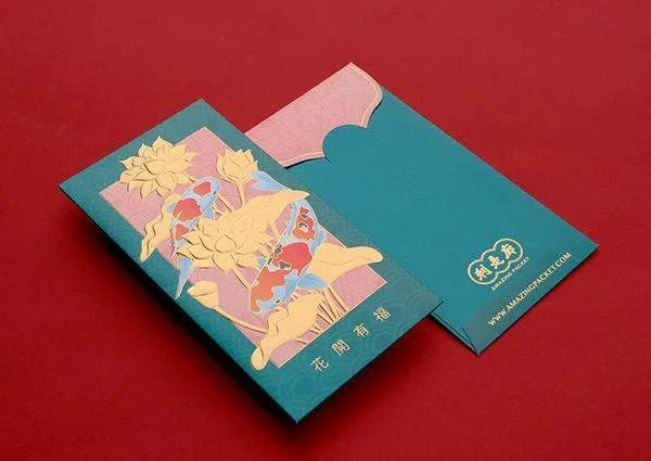 Mê Mẩn +20 Mẫu Bao Lì Xì Màu Xanh: Lời Chúc Tài Lộc, May Mắn | In Đồng Lợi | 16