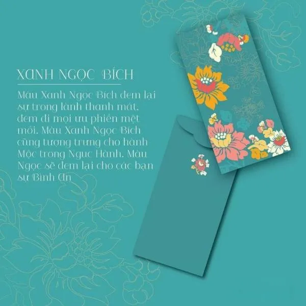Mê Mẩn +20 Mẫu Bao Lì Xì Màu Xanh: Lời Chúc Tài Lộc, May Mắn | In Đồng Lợi | 12