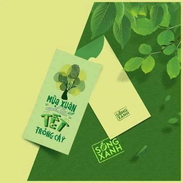 Mê Mẩn +20 Mẫu Bao Lì Xì Màu Xanh: Lời Chúc Tài Lộc, May Mắn | In Đồng Lợi | 3