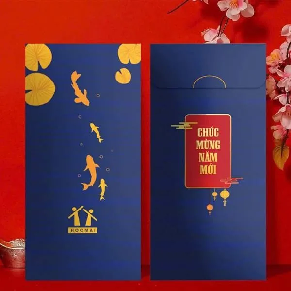 Mê Mẩn +20 Mẫu Bao Lì Xì Màu Xanh: Lời Chúc Tài Lộc, May Mắn | In Đồng Lợi | 8