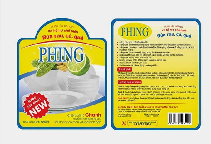 Tem Nhãn In Thông Tin Sản Phẩm