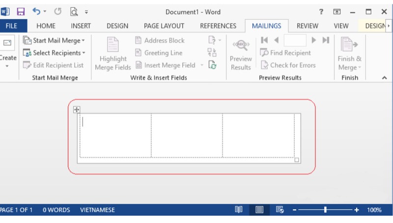 Cách Làm Tem Nhãn Trong Word 2013