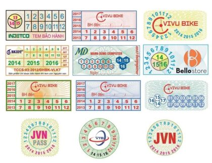 Decal Giây In Tem Nhãn Bảo Hành