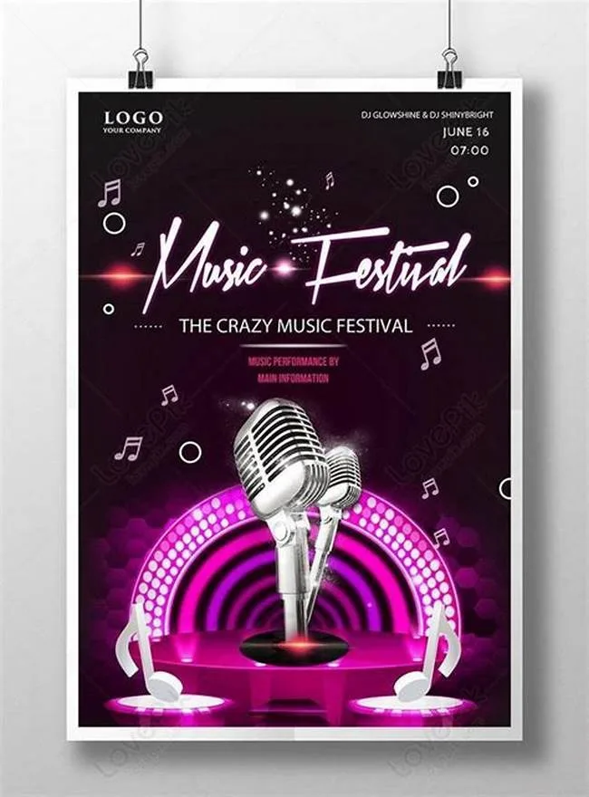 Mẫu Poster Âm Nhạc