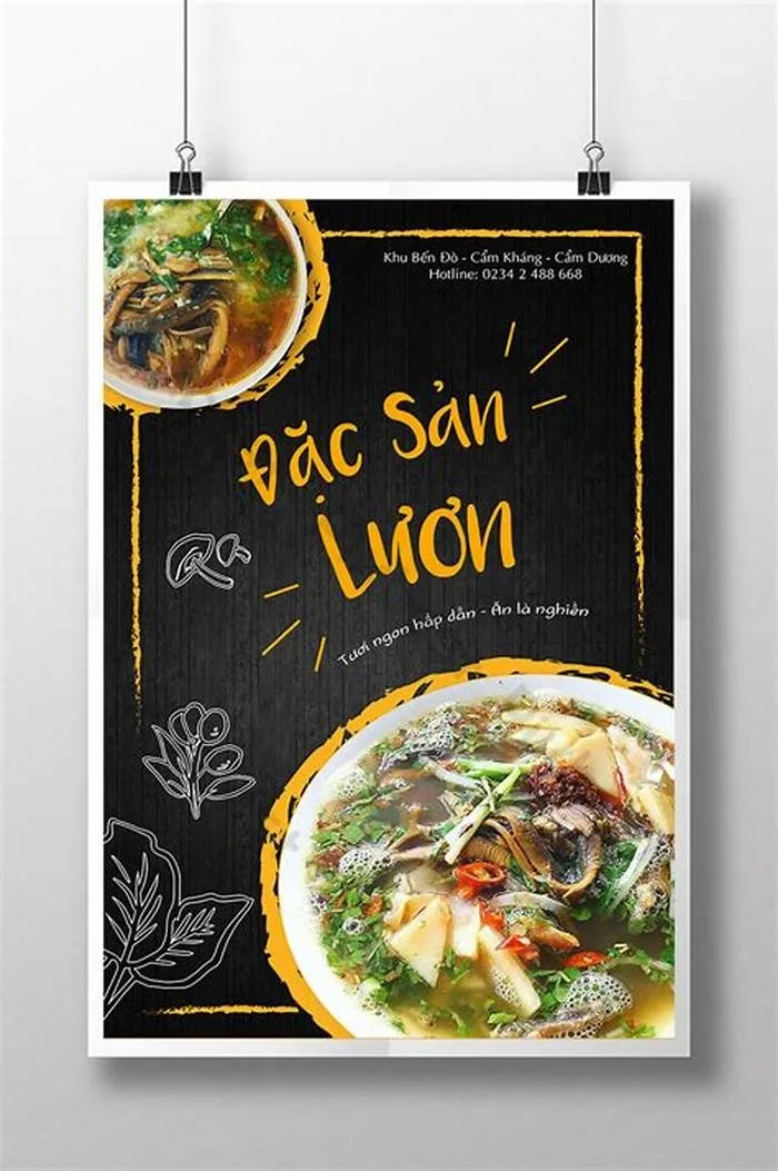 10+ Mẫu Poster Nhà Hàng Đẹp, Ấn Tượng Thu Hút Khách Hàng | In Đồng Lợi | 1