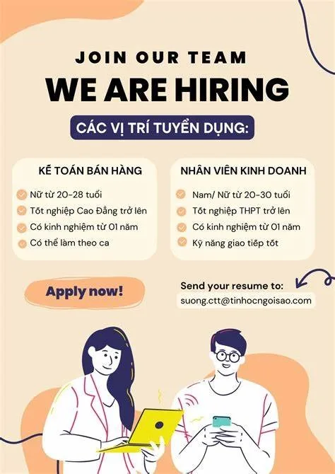 10+Mẫu Poster Tuyển Dụng Bí Quyết Thiết Kế Độc Đáo Thu Hút Ứng Viên | In Đồng Lợi | 9