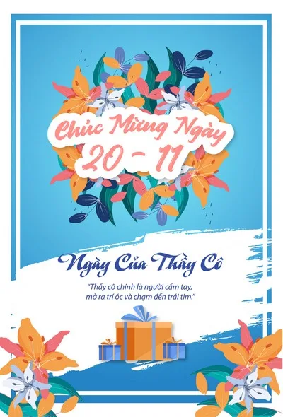 Thiết Kế Poster 20 11 Ấn Tượng Gợi Ý Đẹp Cho Ngày Nhà Giáo Việt Nam 7 Poster 20 11 8 Thiết Kế Poster 20 11 Ấn Tượng Gợi Ý Đẹp Cho Ngày Nhà Giáo Việt Nam | In Đồng Lợi | 6