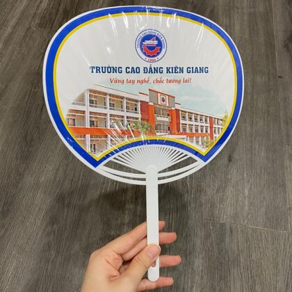 In Quạt Nhựa Nan Hoa Quảng Cáo Cầm Tay Tại Hà Nội