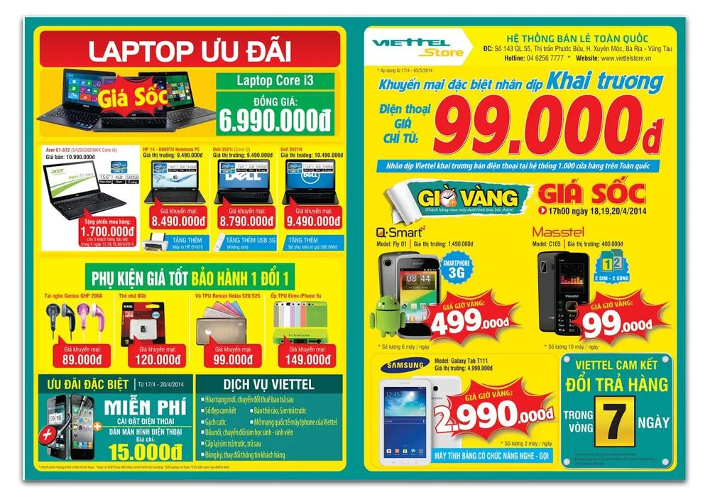In Tờ Rơi Quảng Cáo Khổ A3 Chất Lượng Cao Giá Rẻ Tại Hà Nội