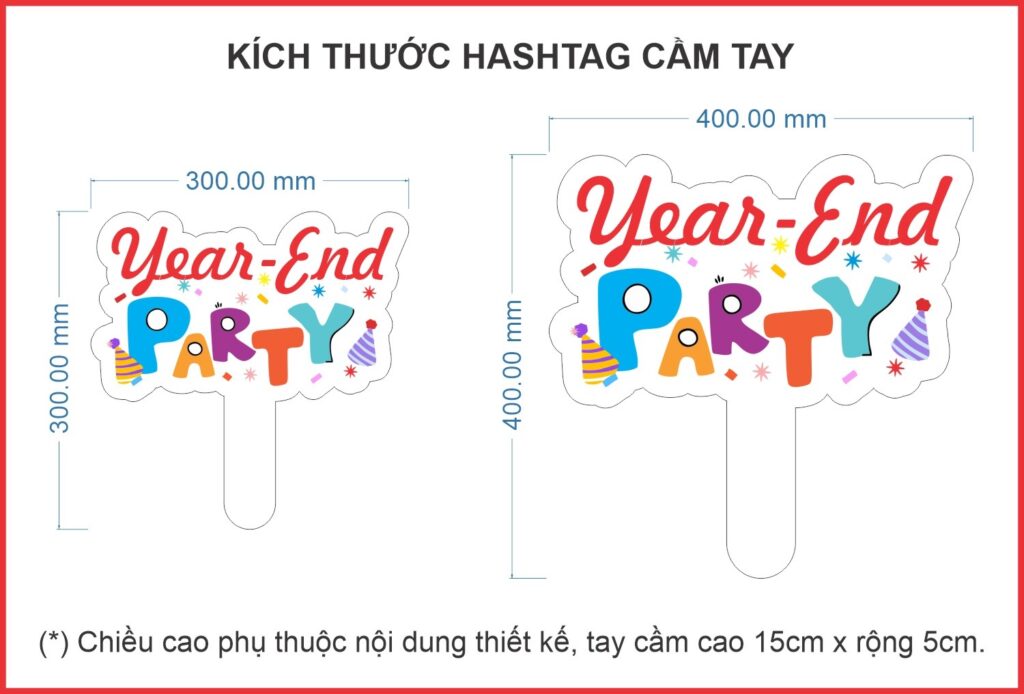 Tổng Hợp 3+ Kích Thước Hashtag Cầm Tay Phổ Biến Được Ưa Chuộng 2 Kich Thuoc Hashtag Cam Tay 2 Tổng Hợp 3+ Kích Thước Hashtag Cầm Tay Phổ Biến Được Ưa Chuộng | In Đồng Lợi | 2