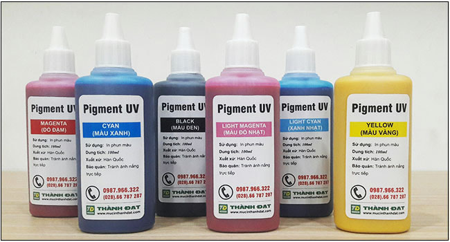 Mực In Uv Là Gì? Top 3 Loại Mực In Uv Được Ưa Chuộng Nhất Trên Thị Trường Hiện Nay 1 Muc In Pigment Uv 1 Mực In Pigment Uv Là Gì, Mực In Uv