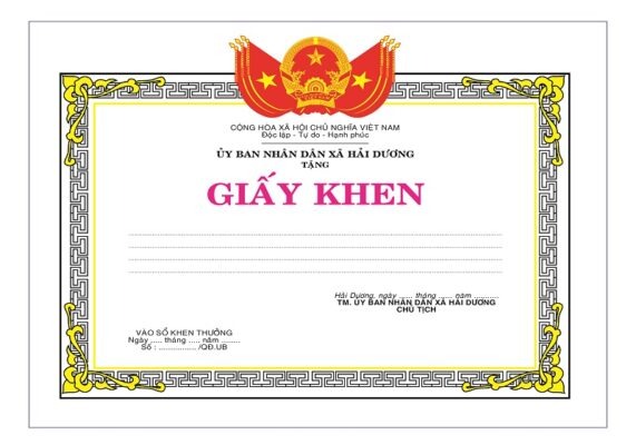 50+ Mẫu Giấy Khen Miễn Phí, Dễ Dùng, Chuẩn Bộ Giáo Dục 19 10 Mau Giay Khen 50+ Mẫu Giấy Khen Miễn Phí, Dễ Dùng, Chuẩn Bộ Giáo Dục | In Đồng Lợi | 15