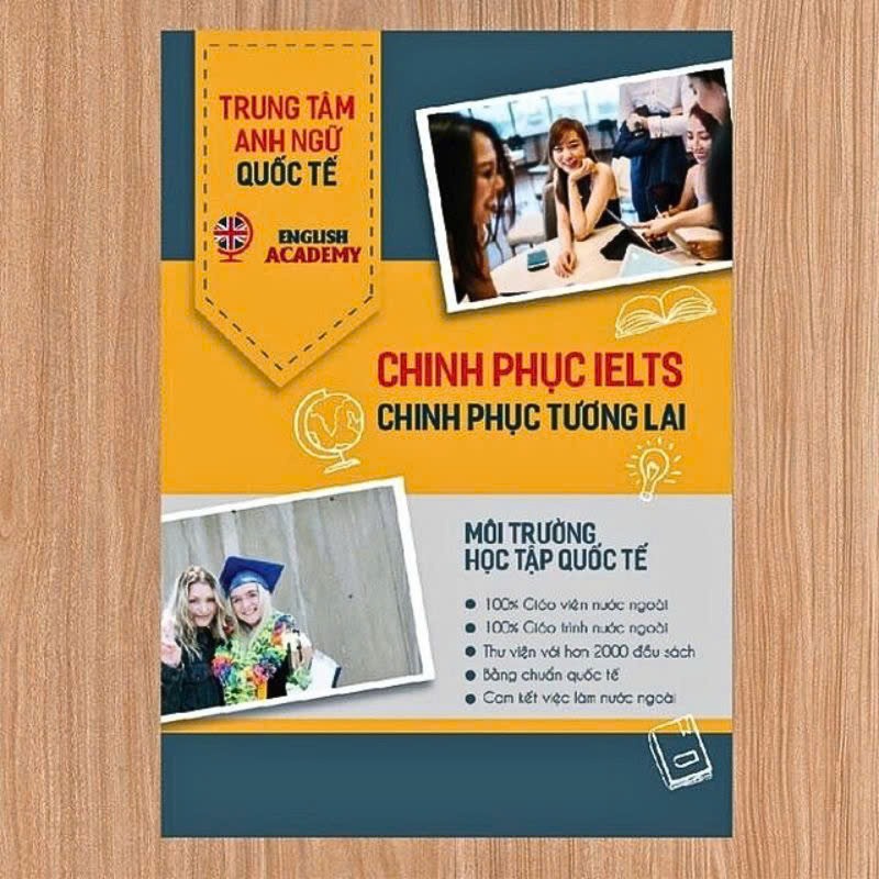 [Th] 10+ Mẫu Tờ Rơi Quảng Cáo Trung Tâm Ngoại Ngữ Hiệu Quả | In Đồng Lợi | 1