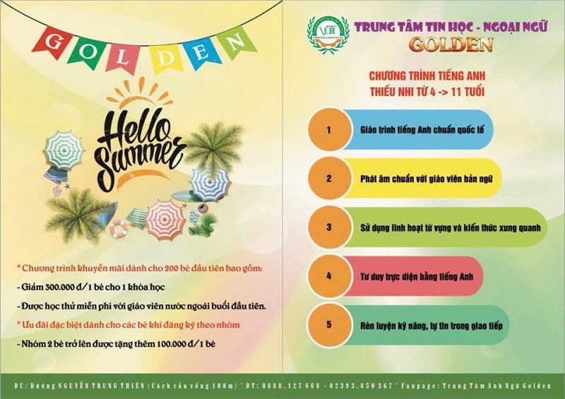 [Th] 10+ Mẫu Tờ Rơi Quảng Cáo Trung Tâm Ngoại Ngữ Hiệu Quả | In Đồng Lợi | 18