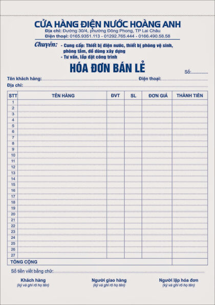 In Hóa Đơn 33 In Hoa Don Ban Le Gia Re 2025 Nhan In So Luong It Lay Ngay 1 In Hoá Đơn Bán Lẻ Giá Rẻ 2025, Nhận In Số Lượng Ít Lấy Ngay