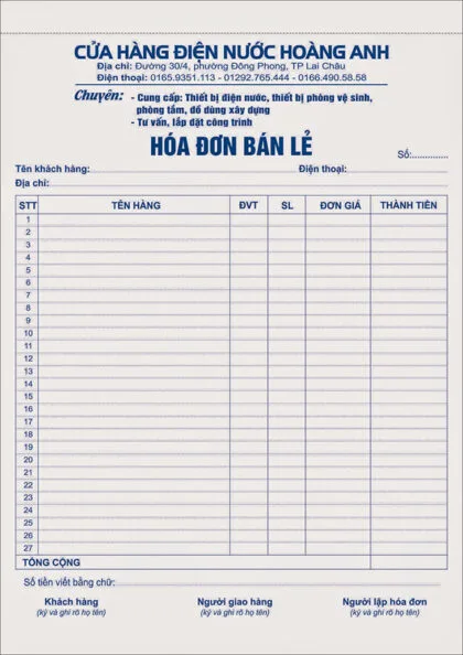 In Hóa Đơn 33 In Hoa Don Ban Le Gia Re 2025 Nhan In So Luong It Lay Ngay 1 In Hoá Đơn Bán Lẻ Giá Rẻ 2025, Nhận In Số Lượng Ít Lấy Ngay