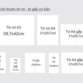 Kích Thước Tờ Rơi Phổ Biến