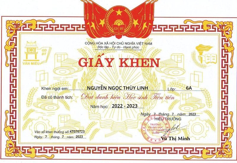 50+ Mẫu Giấy Khen Miễn Phí, Dễ Dùng, Chuẩn Bộ Giáo Dục 1 Mau Bang Khen 11 Mẫu Bằng Khen