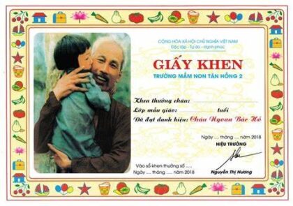 In Bằng Khen Là Giấy Gì