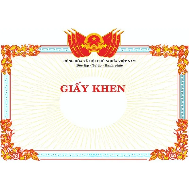 50+ Mẫu Giấy Khen Miễn Phí, Dễ Dùng, Chuẩn Bộ Giáo Dục | In Đồng Lợi | 14