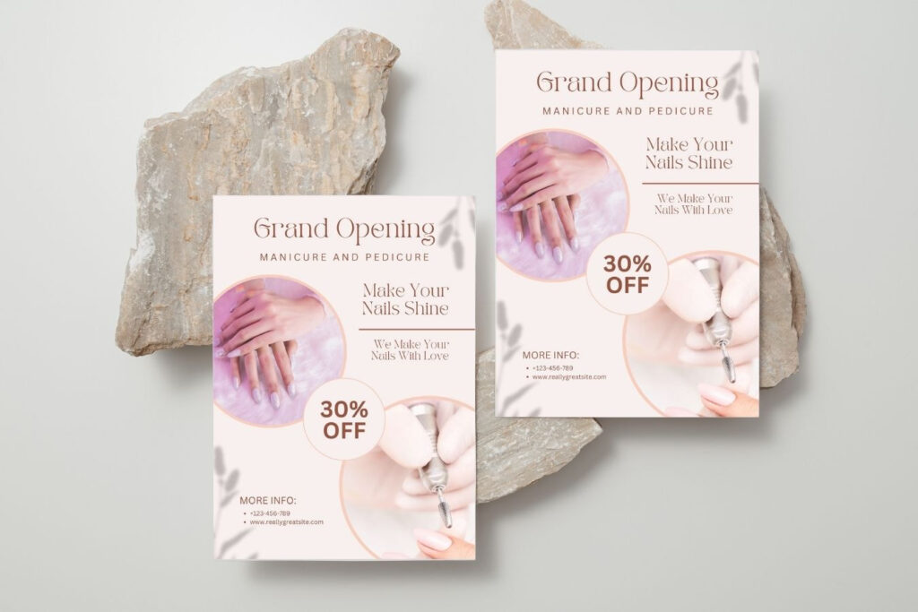 Mẫu Tờ Rơi Khai Trương Spa, Thẩm Mỹ Viện