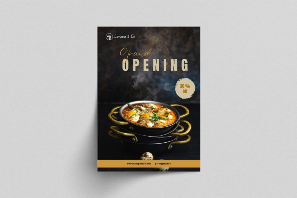 Mẫu Tờ Rơi Khai Trương Đẹp
