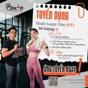 Mẫu Tờ Rơi Tuyển Dụng Pt/ Huấn Luyện Viên Phòng Tập