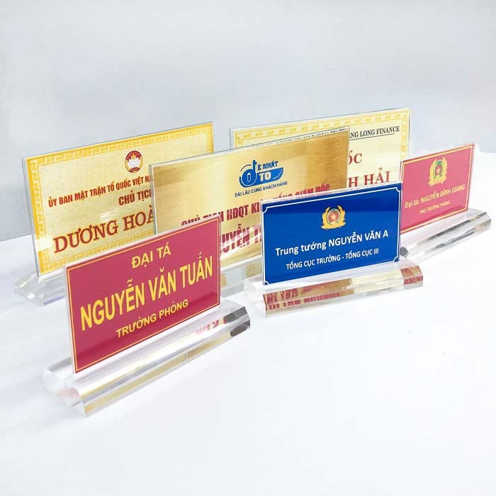 Bảng Tên Để Bàn 13 11 Bang Ten De Ban Bảng Tên Mica Để Bàn