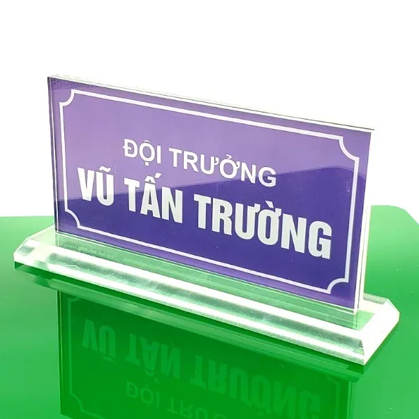 Mẫu Bảng Tên Để Bàn