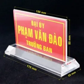 Bảng Tên Để Bàn 8 4 Bang Ten De Ban Bảng Tên Chức Danh Để Bàn Mica