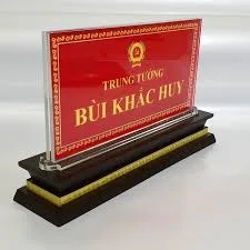 Bảng Tên Để Bàn 12 9 Bang Ten De Ban 1 Làm Biển Chức Danh Mica Để Bàn