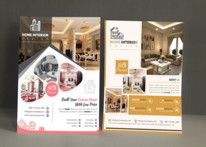 Mẫu Tờ Rơi Đẹp Phong Cách Hiện Đại
