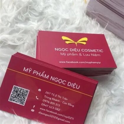 10+ Loại Giấy In Card Visit Đẹp &Amp; Sang Trọng Nhất Hiện Nay | In Đồng Lợi | 6